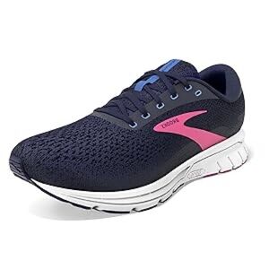 Brooks Women's Navy and Pink Running Sneakers - size 9